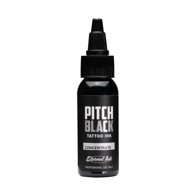 Eternal Bottle Pitch Black – Botella de tinta profesional