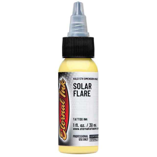 Solar Flare Ink – Pigmento naranja saturado de Eternal Ink ideal para trabajos profesionales.